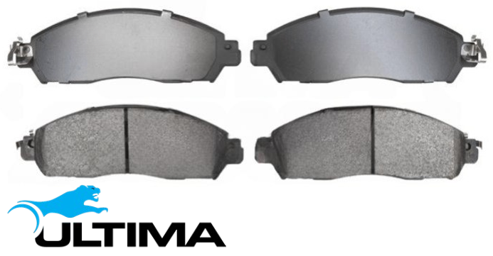 ULTIMA FRONT BRAKE PAD SET TO SUIT NISSAN NAVARA NAVARA NP300 D23 QR25DE YS23DDT YS23DDTT 2.3 2.5 I4