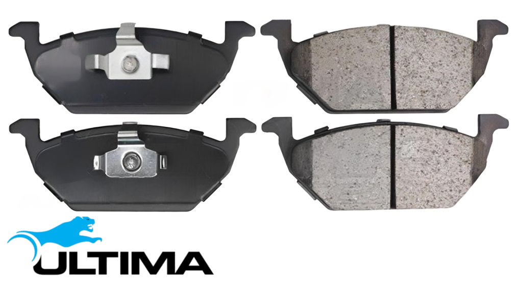 ULTIMA FRONT BRAKE PAD SET TO SUIT AUDI A3 8L AGN APG 1.8L I4 WITHOUT SENSOR