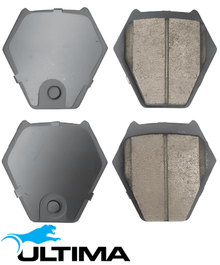 ULTIMA FRONT CERAMIC BRAKE PAD SET TO SUIT AUDI S6 C5 AQJ ANK 4.2L V8