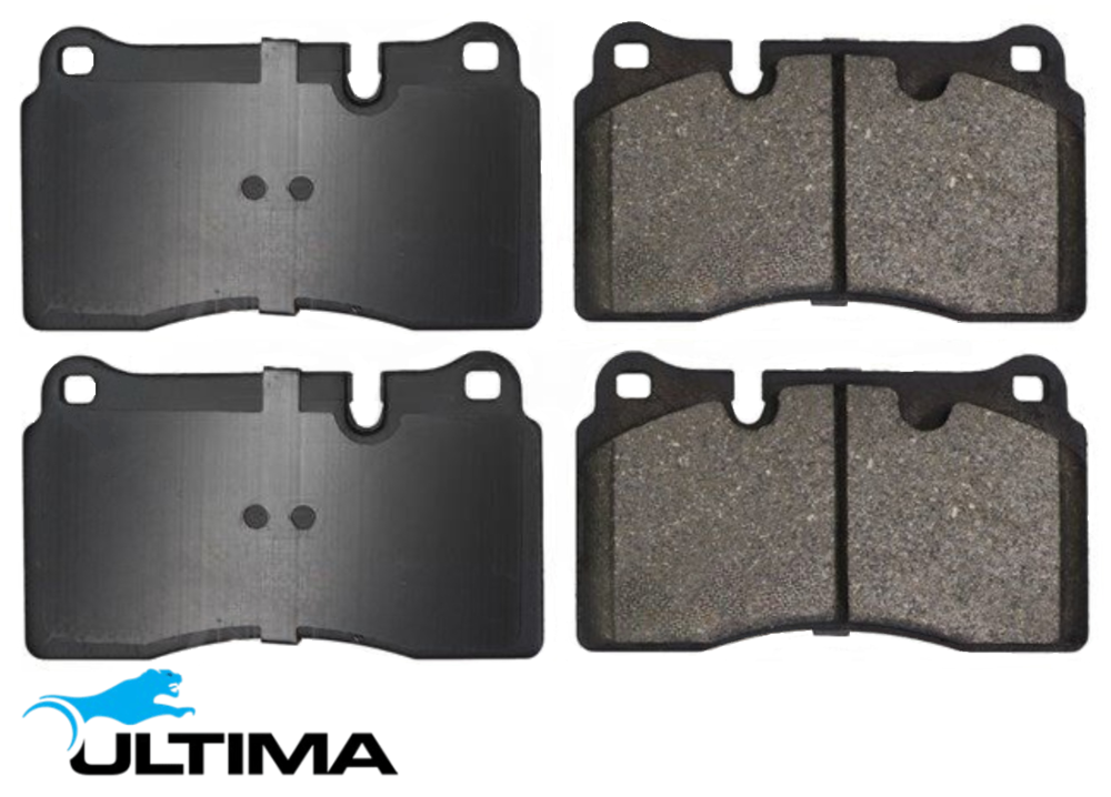 ULTIMA FRONT BRAKE PAD SET TO SUIT AUDI Q5 8R CDUD CTVA TURBO DIESEL SUPERCHARGED 3.0L V6