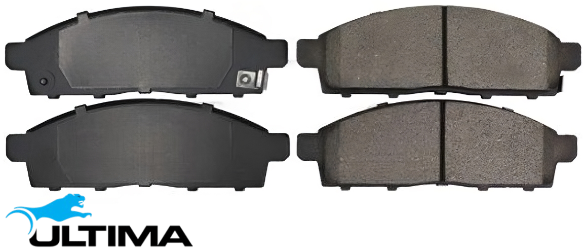 ULTIMA FRONT BRAKE PAD SET TO SUIT MITSUBISHI TRITON MK 6G72 3.0L V6 CHASSIS K66