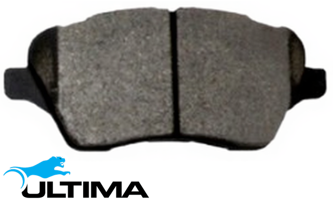ULTIMA FRONT CERAMIC BRAKE PAD SET TO SUIT FORD FIESTA WZ JTJA TURBO 1.6L I4
