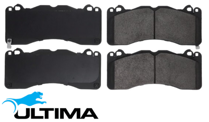 FRONT CERAMIC BRAKE PAD SET TO SUIT FORD MUSTANG FM FN COYOTE 5.0L V8 EXCEPT MACH 1 & R-SPEC MODELS