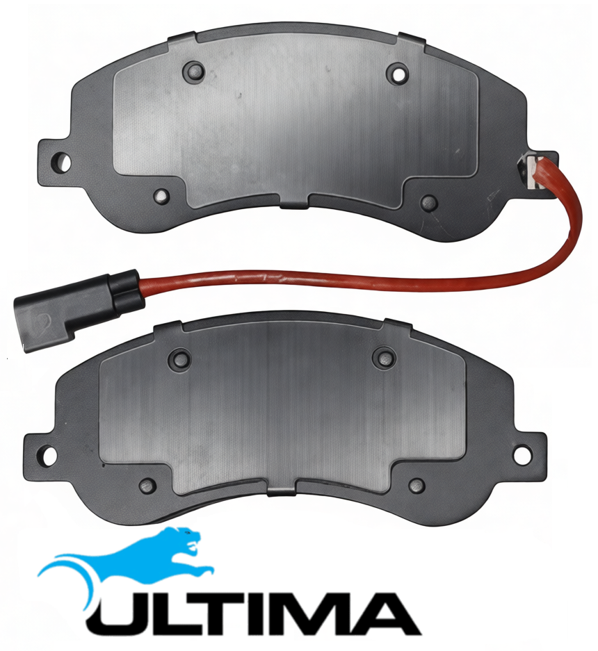 ULTIMA FRONT BRAKE PAD SET TO SUIT FORD TRANSIT VM CVR5 TURBO DIESEL 2.2L I4 SUITS 2D ONLY