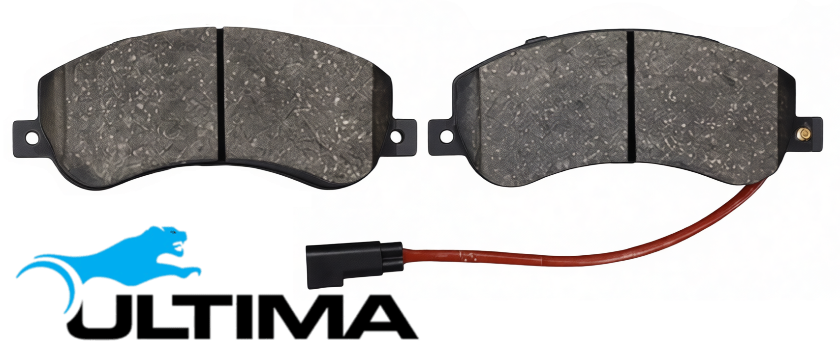ULTIMA FRONT BRAKE PAD SET TO SUIT FORD TRANSIT VM GZFA H9FB TURBO DIESEL 2.3L 2.4L I4
