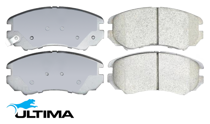 ULTIMA FRONT CERAMIC BRAKE PAD SET TO SUIT HYUNDAI G6DA G6DB G6BA 2.7L 3.3L 3.8L V6