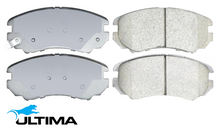 ULTIMA FRONT CERAMIC BRAKE PAD SET TO SUIT HYUNDAI TUCSON JM G6BA 2.7L V6 280MM DISC ROTOR