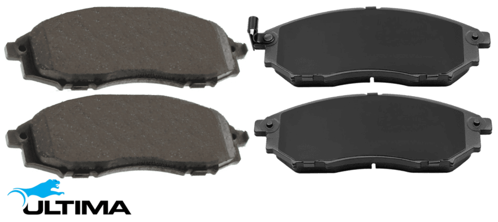 ULTIMA FRONT BRAKE PAD SET TO SUIT NISSAN KA24E KA24DE QD32E ZD30DDT YD25DDT 2.4L 2.5L 3.0L 3.2L I4