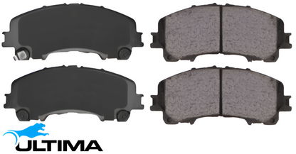 ULTIMA FRONT BRAKE PAD SET TO SUIT NISSAN X-TRAIL T32 MR20DD 2.0L I4 SUITS 106KW