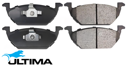 ULTIMA FRONT BRAKE PAD SET TO SUIT SKODA CGGB BTS CFNA CBZB BSW TURBO DIESEL 1.2 1.4 1.6L 1.9L I4