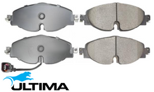 ULTIMA FRONT BRAKE PAD SET TO SUIT SKODA OCTAVIA NE CHHA CKFC CUPA CUNA DLBA TURBO DIESEL 2.0L I4