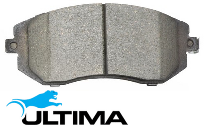 ULTIMA FRONT BRAKE PADS TO SUIT SUBARU FORESTER SF SG SH SJ EE20 EJ20J EJ254 EJ251 EJ253 2.0L 2.5 F4