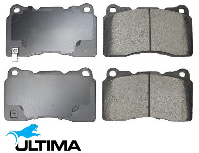 ULTIMA FRONT CERAMIC BRAKE PAD SET TO SUIT SUBARU WRX G3 V1 EJ257 2.5L F4