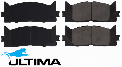 ULTIMA FRONT BRAKE PAD SET TO SUIT TOYOTA CAMRY AVV50R 2AR-FXE 2.5L I4 SUITS H & HL MODELS