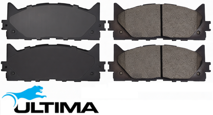 ULTIMA FRONT BRAKE PAD SET TO SUIT TOYOTA CAMRY AVV50R 2AR-FXE 2.5L I4 SUITS H & HL MODELS