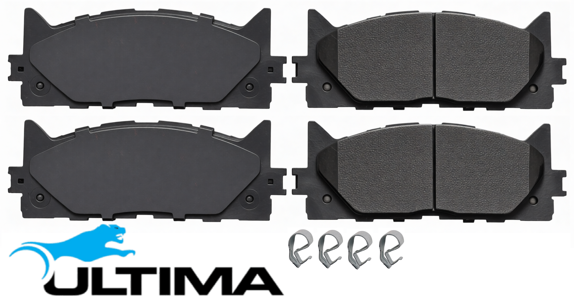 ULTIMA FRONT BRAKE PAD SET TO SUIT TOYOTA AURION GSV50R 2GR-FE 3.5L V6 AKEBONO CALIPER