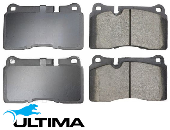 ULTIMA FRONT BRAKE PADS FOR VOLKSWAGEN TOUAREG 7P CASA CASD CJMA CRCA CVVA CGEA CGRA 3.0L 3.6 V6 1LE