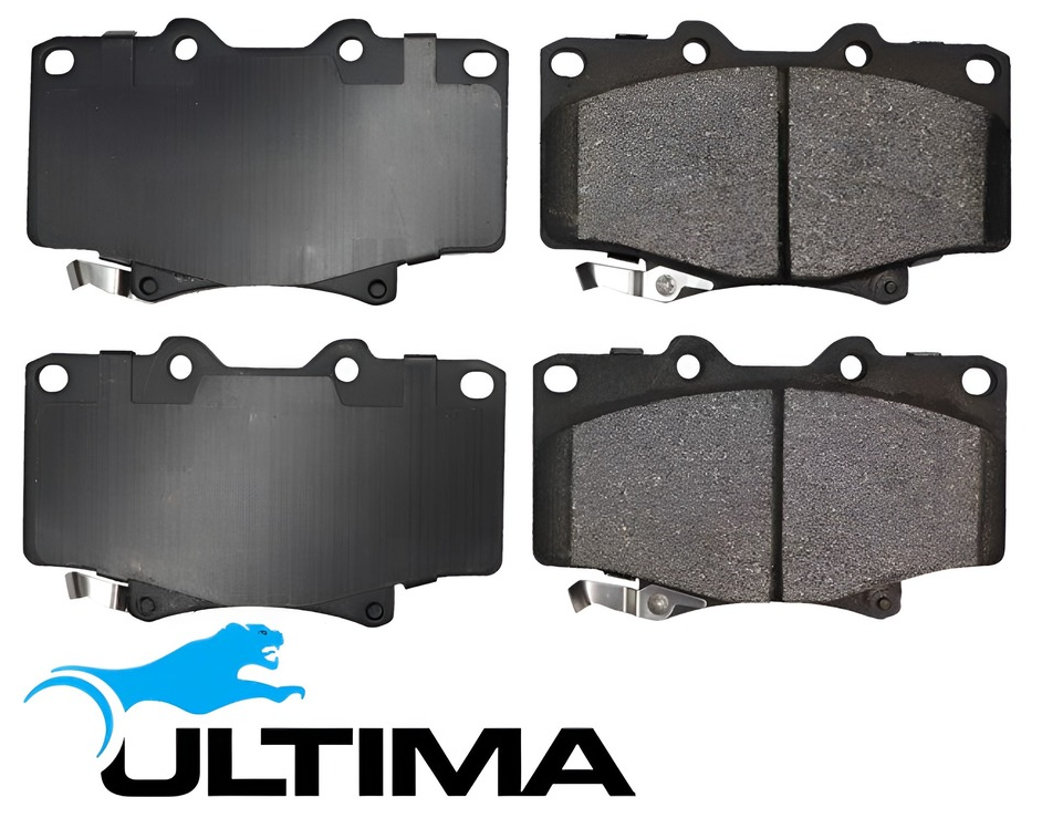 ULTIMA FRONT BRAKE PAD SET TO SUIT TOYOTA LANDCRUISER FJ80R FZJ80R 3F-E 3F 1FZ-FE 4.0L 4.5L I6