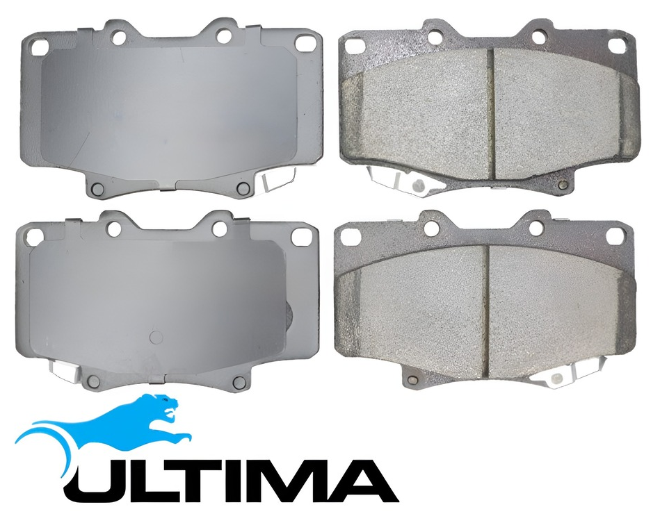 ULTIMA FRONT BRAKE PAD SET TO SUIT TOYOTA LANDCRUISER FJ80R FZJ80R 3F-E 3F 1FZ-FE 4.0L 4.5L I6