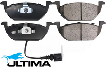 ULTIMA FRONT BRAKE PADS FOR VOLKSWAGEN GOLF MK.5 MK.6 BKC BDK BMM BLS CFGB TURBO DIESEL 1.9L 2.0L I4