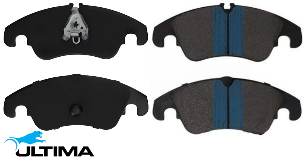 ULTIMA FRONT BRAKE PAD SET TO SUIT AUDI A4 B8 CGLC TURBO DIESEL 2.0L I4 1LA & 1LB 4WD ONLY