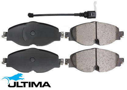 ULTIMA FRONT BRAKE PAD SET TO SUIT VOLKSWAGEN DFHA DFCA CZPC CZPB CZEA CZPA DGVA CXDA 1.4L 2.0L I4