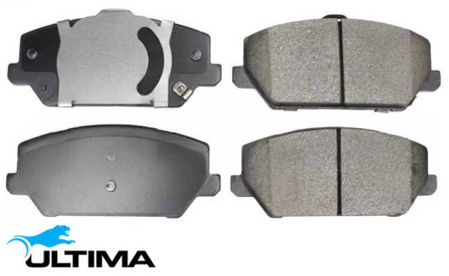 ULTIMA FRONT CERAMIC BRAKE PAD SET TO SUIT HYUNDAI G4KM G4KJ G4KH D4HB D4HE 2.0L 2.2L 2.4L 2.5L I4