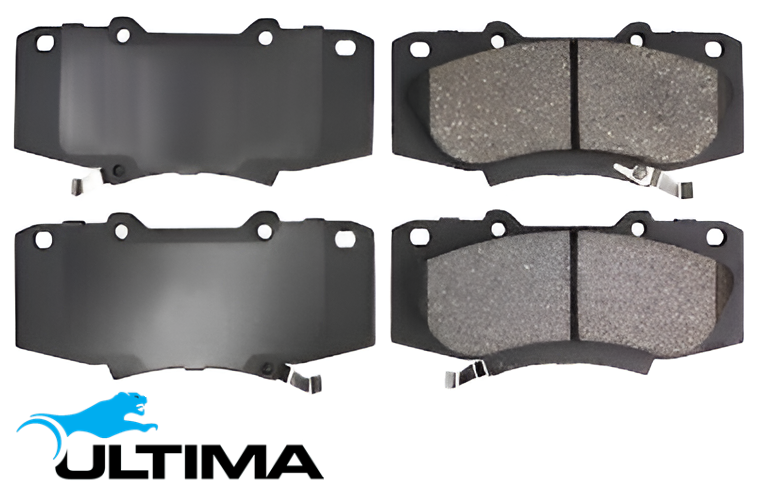 ULTIMA FRONT BRAKE PAD SET TO SUIT TOYOTA HILUX GGN25R 1GR-FE 4.0L V6 SUITS 4D WELLSIDE