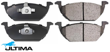 ULTIMA FRONT BRAKE PAD SET TO SUIT VOLKSWAGEN GOLF MK.4 CBZB AHF ARL ATD 1.2L 1.9L I4 WITHOUT SENSOR