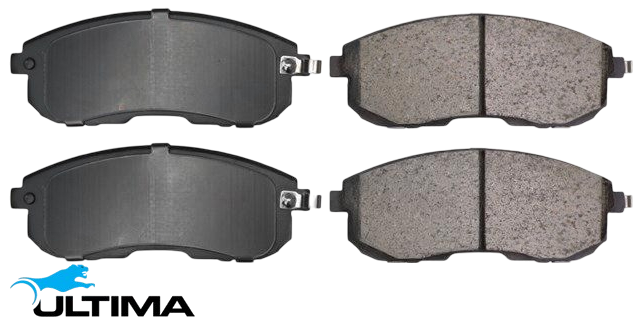 ULTIMA FRONT BRAKE PAD SET TO SUIT NISSAN JUKE F15 HR15DE HR16DE MR16DDT HR12DDT 1.2L 1.5L 1.6L I4