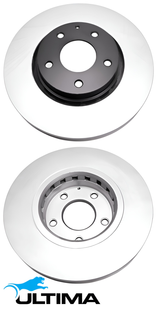 ULTIMA FRONT VENTED DISC BRAKE ROTOR SET TO SUIT MAZDA CX-5 KE2 SH-VPTS 2.2L I4 FROM 01/2015