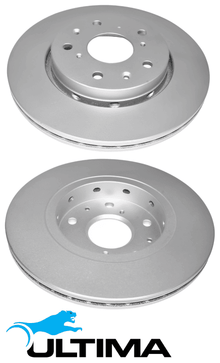 ULTIMA FRONT VENTED DISC BRAKE ROTOR SET TO SUIT SUZUKI SWIFT EZ M16A 1.6L I4