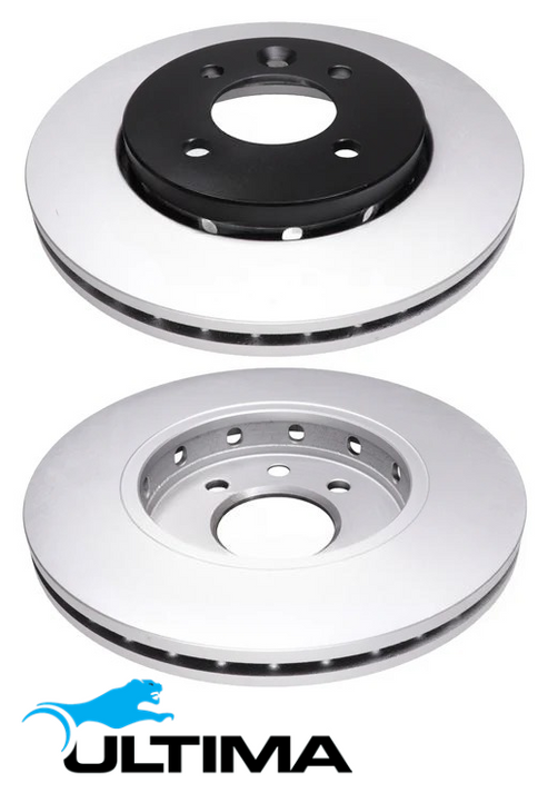 ULTIMA FRONT VENTED DISC BRAKE ROTOR SET TO SUIT MG3 15S4U 1.5L I4 OD ...