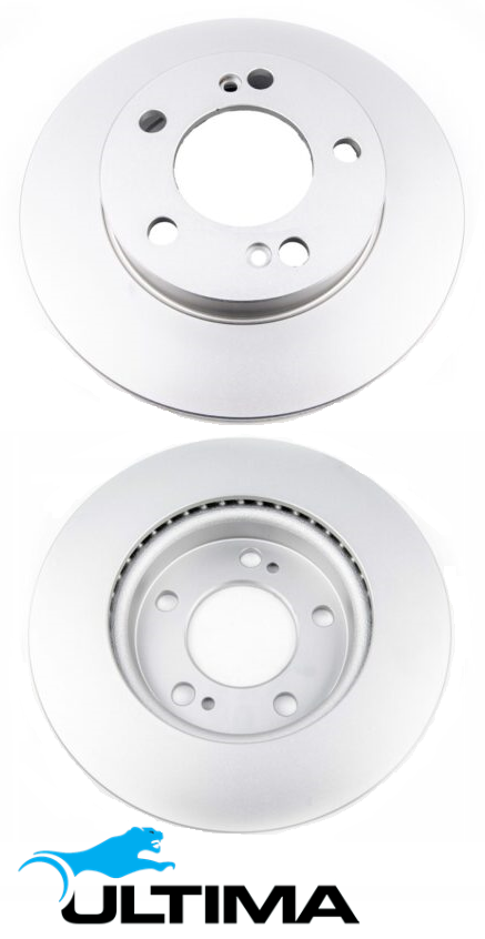 ULTIMA FRONT VENTED DISC BRAKE ROTOR SET TO SUIT SSANGYONG REXTON Y200 OM665.935 2.7L I5 6 STUD