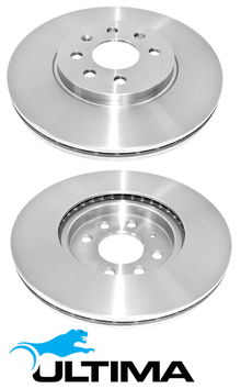 FRONT VENTED DISC BRAKE ROTOR SET FOR HOLDEN BARINA XC Z14XEP Z16SE 1.4L 1.6L I4 SUITS XCF25 CHASSIS