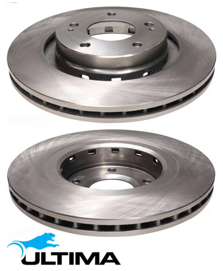 ULTIMA FRONT VENTED DISC BRAKE ROTORS FOR MITSUBISHI DIAMANTE TL 6G74 3.5L V6 CHASSIS TL9# AWD ONLY