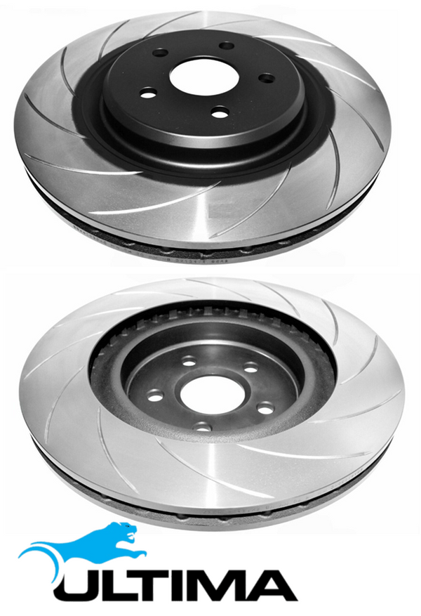 ULTIMA FRONT VENTED DISC BRAKE ROTOR SET TO SUIT LAND ROVER RANGE ROVE ...