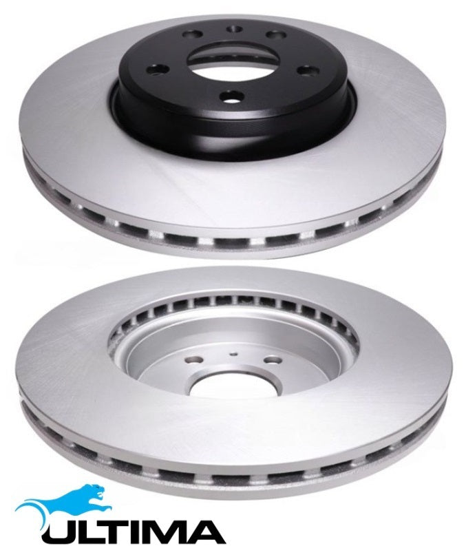 ULTIMA FRONT VENTED DISC BRAKE ROTOR SET TO SUIT AUDI S4 B8 CGWC SUPERCHARGED 3.0L V6 OD 314MM