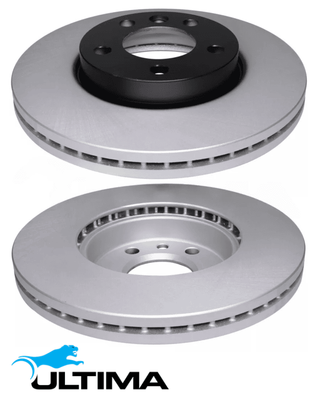 ULTIMA FRONT VENTED DISC BRAKE ROTOR SET FOR MITSUBISHI OUTLANDER ZJ ZK ZL 4B11 4J11 4J12 2.0 2.4 I4