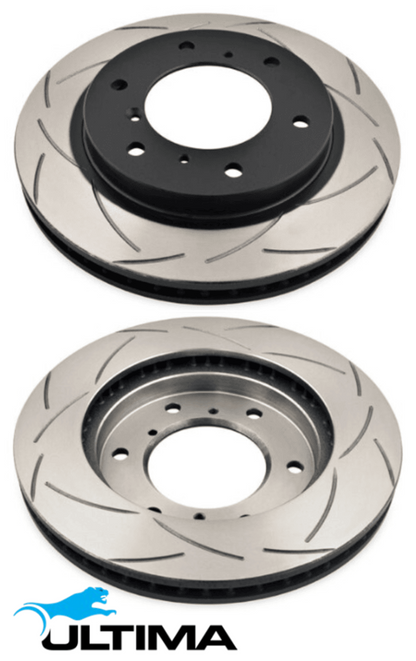 ULTIMA FRONT DISC BRAKE ROTOR SET FOR MITSUBISHI PAJERO NM NP NS NT NW 6G74 6G75 3.5 3.8 V6 OD 290MM