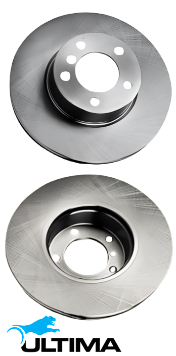 ULTIMA FRONT VENTED DISC BRAKE ROTOR SET TO SUIT AUDI A6 C5 ASG 4.2L V ...