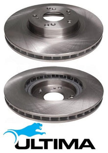 ULTIMA FRONT VENTED DISC BRAKE ROTOR SET TO SUIT HONDA CR-V RE K24Z1 2.4L I4 OD 300MM