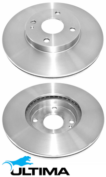 ULTIMA FRONT VENTED DISC BRAKE ROTOR SET TO SUIT MITSUBISHI STARWAGON SJ 4G63 2.0L I4