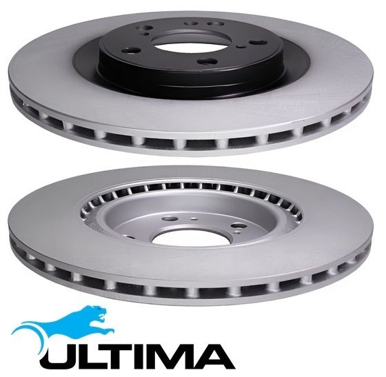 ULTIMA FRONT VENTED DISC BRAKE ROTOR SET TO SUIT GWM HAVAL GW4B15 TURBO 1.5L I4 SUITS 140KW