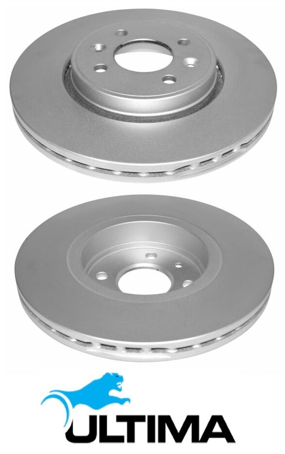 ULTIMA FRONT VENTED DISC BRAKE ROTOR SET TO SUIT HOLDEN ASTRA AH Z18XE 1.8L I4 OD 280MM 4D HATCHBACK