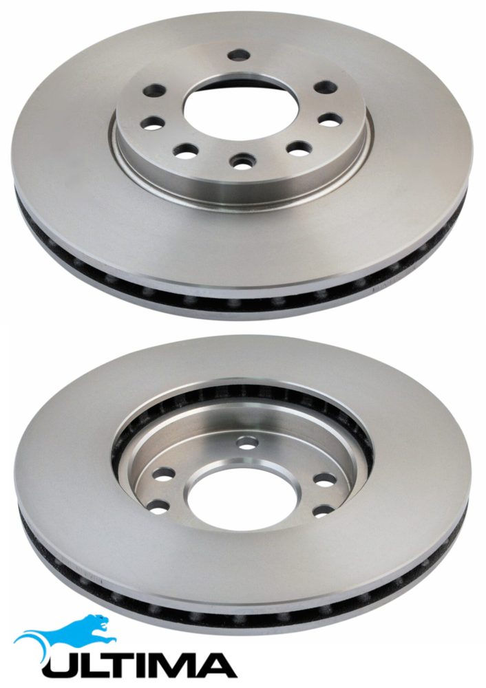 ULTIMA FRONT VENTED DISC BRAKE ROTOR SET TO SUIT HOLDEN ASTRA AH Z18XER Z22YH 1.8L 2.2L I4 OD 280MM