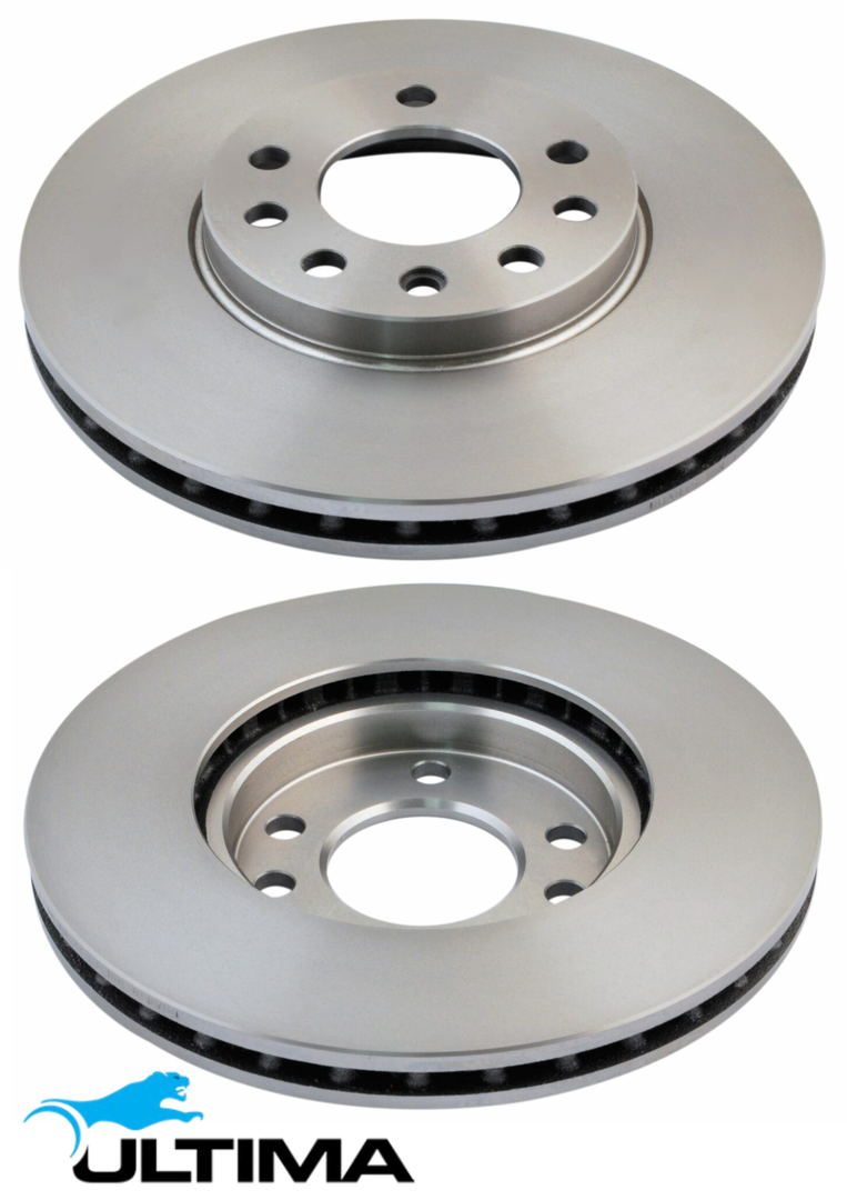 ULTIMA FRONT VENTED DISC BRAKE ROTOR SET TO SUIT HOLDEN ASTRA TS AH Z18XE 1.8 I4 OD 280MM WITH ABS