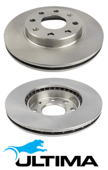 FRONT VENTED DISC BRAKE ROTOR SET FOR HOLDEN BARINA TK TM F16D3 F16D4 1.6L I4 EXCEPT TF48E CHASSIS