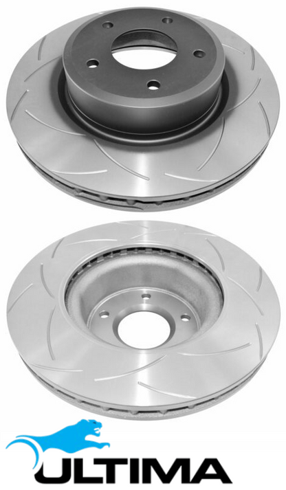 ULTIMA FRONT DISC BRAKE ROTOR SET TO SUIT HOLDEN CREWMAN VZ LS1 L98 5.7L 6.0L V8 OD 320MM RWD ONLY