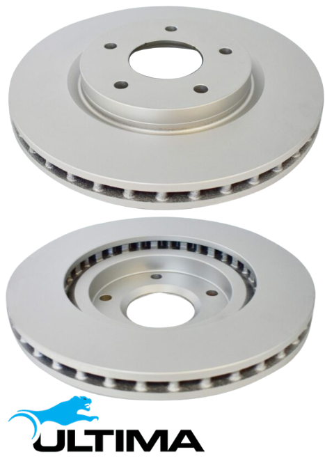 ULTIMA FRONT VENTED DISC BRAKE ROTOR SET TO SUIT HOLDEN ALLOYTEC LY7 LE0 3.6L V6